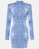 Balmain Balmain Trompe l'Åil jacquard minidress - 1