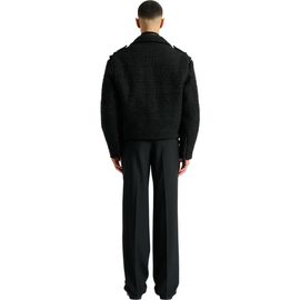 Balmain Balmain Tweed biker jacket