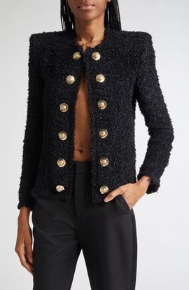 Balmain Balmain Tweed Spencer Jacket