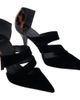 Balmain Balmain Velvet and Printed Patent Leather Courts - 1