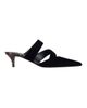 Balmain Balmain Velvet and Printed Patent Leather Mules - 4