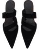Balmain Balmain Velvet and Printed Patent Leather Mules - 5