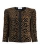 Balmain Balmain Velvet Jacket with Tiger Embroidery - 4