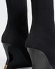 Balmain Balmain Wedge Knit Ankle Boots Noir - 4