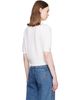 BALMAIN BALMAIN White 3-Button Quilted Polo - 3