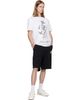 BALMAIN BALMAIN White 'Balmain Flower' Print T-shirt - 4