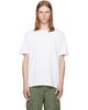 BALMAIN BALMAIN White Embroidered 'Balmain Paris' T-shirt - 1