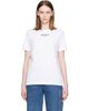 BALMAIN BALMAIN White 'Givenchy Paris' Print T-shirt - 1