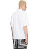 BALMAIN BALMAIN White Printed 'Balmain Vine' Polo - 3