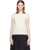 BALMAIN BALMAIN White Short Sleeve Cashmere Sweater - 1