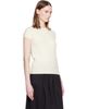 BALMAIN BALMAIN White Short Sleeve Cashmere Sweater - 2