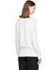 BALMAIN BALMAIN White V-Neck Light Sweater - 3