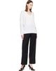 BALMAIN BALMAIN White V-Neck Light Sweater - 4