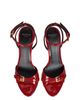 Balmain Balmain Women's Anthem Sandals in Smooth Calfskin Leather - 4