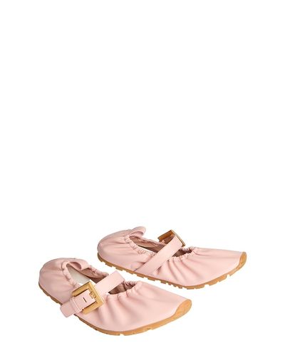Balmain Balmain Women's Anthem Smooth Leather Ballet Flats