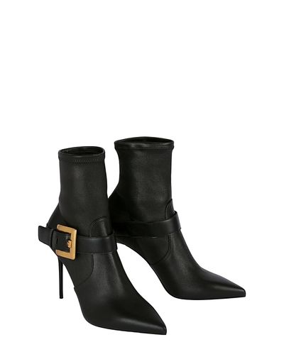 Balmain Balmain Women's Anthem Stretch Leather Ankle Boots
