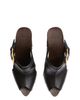 Balmain Balmain Women's Anthem Wedge Smooth Leather Mules - 4