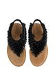 Balmain Balmain Women's Flat Sandals in Suede and Beads - 4