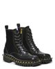 Balmain Balmain Women's Glazed Leather Army Boots - 1