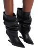 Balmain Balmain Women's "No Wedge" Smooth Leather Ankle Boots - 2