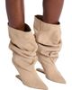 Balmain Balmain Women's "No Wedge" Suede Ankle Boots - 2