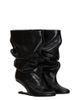 Balmain Balmain Women's No Wedge Textured Leather Ankle Boots - 1