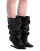 Balmain Balmain Women's No Wedge Textured Leather Ankle Boots - 2