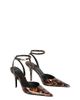 Balmain Balmain Women's Printed Patent Leather Strappy Courts - 1