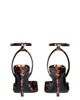 Balmain Balmain Women's Printed Patent Leather Strappy Courts - 5