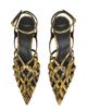 Balmain Balmain Women's Python-Effect Leather Cage Sandals - 3