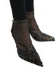 Balmain Balmain Women's Smooth Leather Cage Sandals - 2