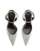 Balmain Balmain Women's Strappy Satin Courts with Crystals - 4