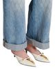 Balmain Balmain Women's Sync Leather Mules with Pointed Toe - 6