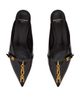 Balmain Balmain Women's Sync Patent Leather Mules with Pointed Toe - 4