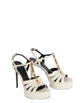Balmain Balmain Women's Sync Platform Sandals in Smooth Leather
