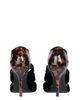 Balmain Balmain Women's Velvet and Printed Patent Leather Courts - 5