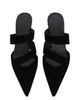 Balmain Balmain Women's Velvet and Printed Patent Leather Mules - 4