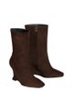 Balmain Balmain Women's Wedge Ankle Boots in Suede - 1