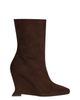Balmain Balmain Women's Wedge Ankle Boots in Suede - 3