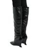 Balmain Balmain Women's Wedge Boots in Crinkled Patent Leather - 5