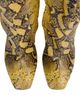 Balmain Balmain Women's Wedge Boots in Python-Effect Leather - 4