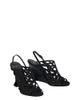 Balmain Balmain Women's Wedge Cage Sandals in Suede - 1