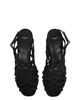 Balmain Balmain Women's Wedge Cage Sandals in Suede - 4