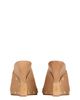 Balmain Balmain Women's Wedge Clogs in Wood and Suede - 5