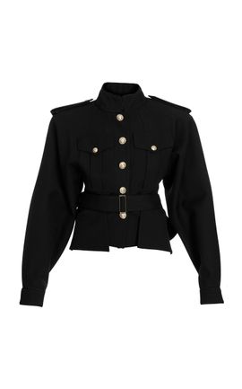 Balmain Balmain Wool Serge Pilot Jacket
