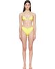 BALMAIN BALMAIN Yellow Triangle High Brief Bikini - 1