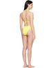BALMAIN BALMAIN Yellow Triangle High Brief Bikini - 3