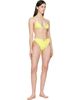 BALMAIN BALMAIN Yellow Triangle High Brief Bikini - 4