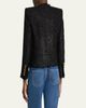 Balmain Buttoned Glitter Tweed Cardigan - 3