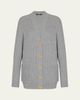 Balmain Cashmere Rib V-Neck Cardigan - 1
